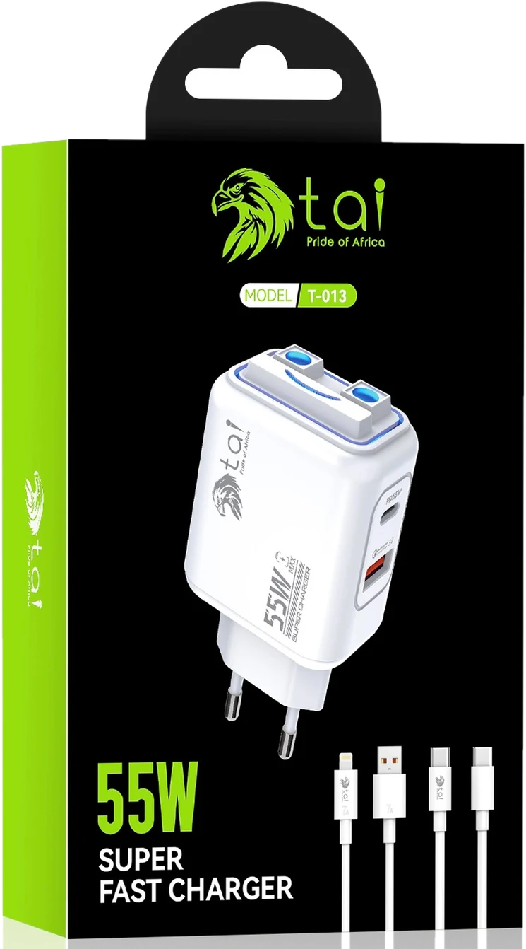 55W Dual-Port Charger (EU plug)