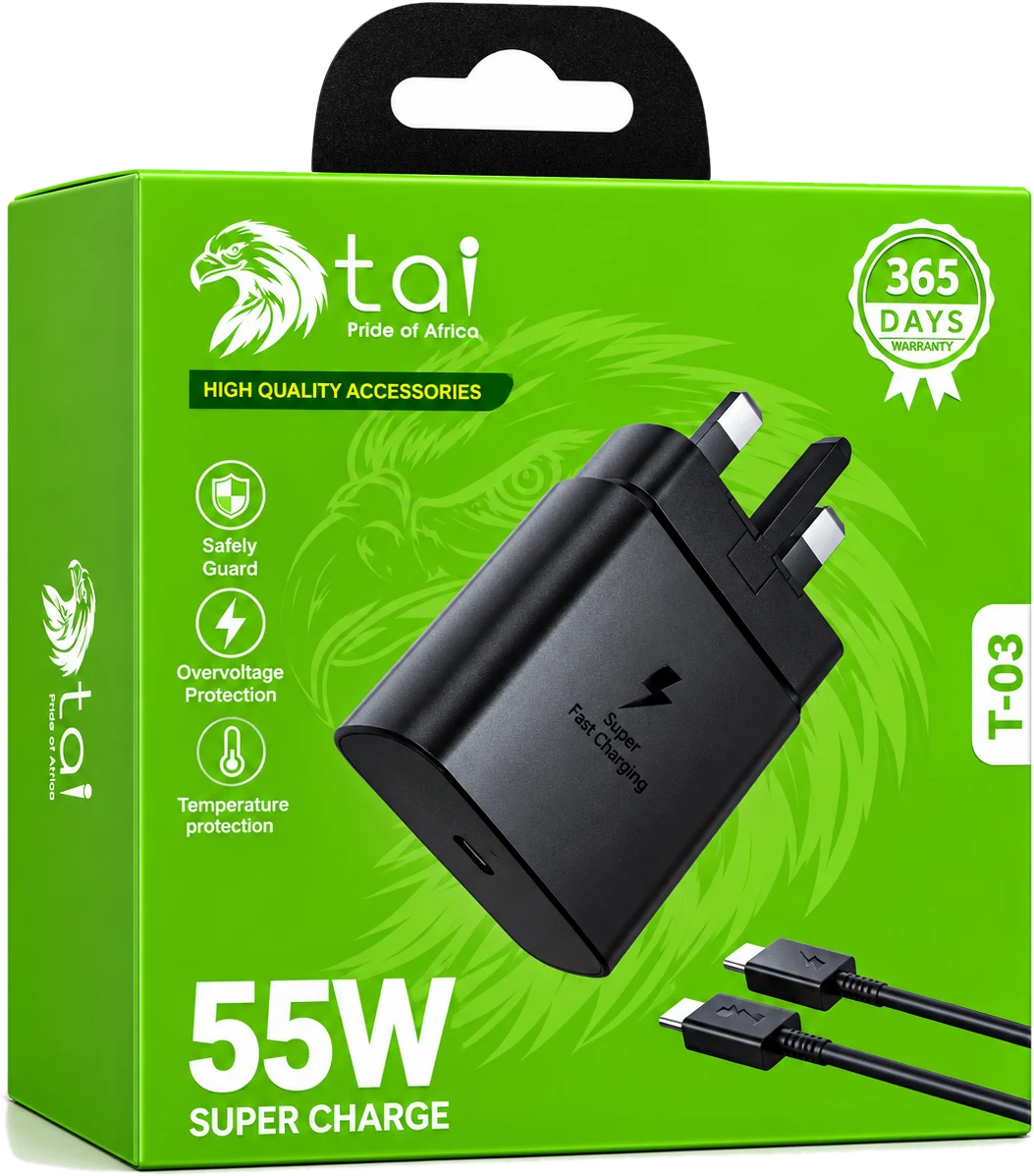Chaja ya USB-C 55W Super Charge